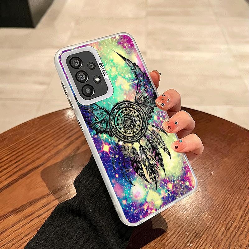 Mandala Dreamcatcher Shockproof Phone Case for Samsung A17 A16 A15 A14 A37 A57 A36 A56 A26 A35 A55 A25 A34 A54 A24 A13 A23 A33 A
