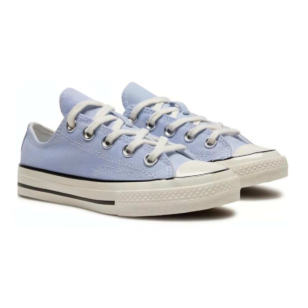 Converse Chuck 70 Comfortable Versatile Shock Absorption Low Top Kids Canvas Shoes Purple Kids sneaker A06894C