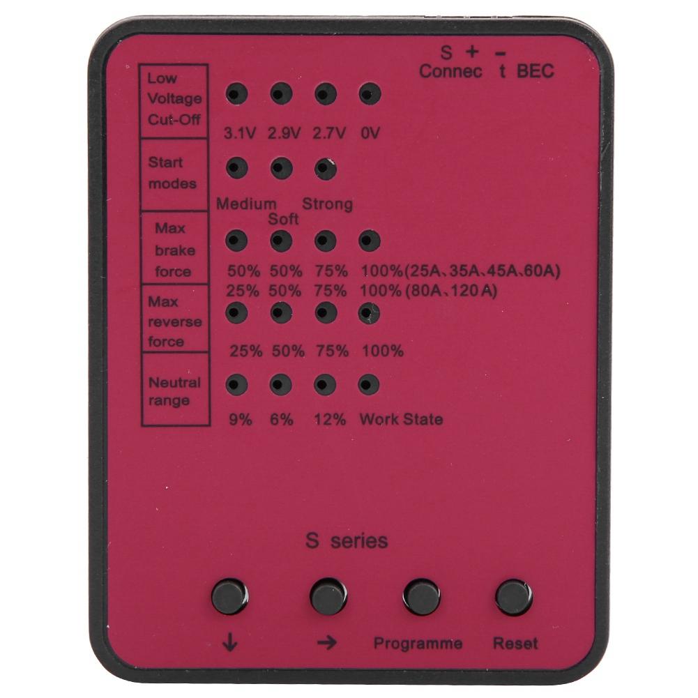 1:10 RC Car Programming Card Remote Control Accessory for Electronic Speed Controller