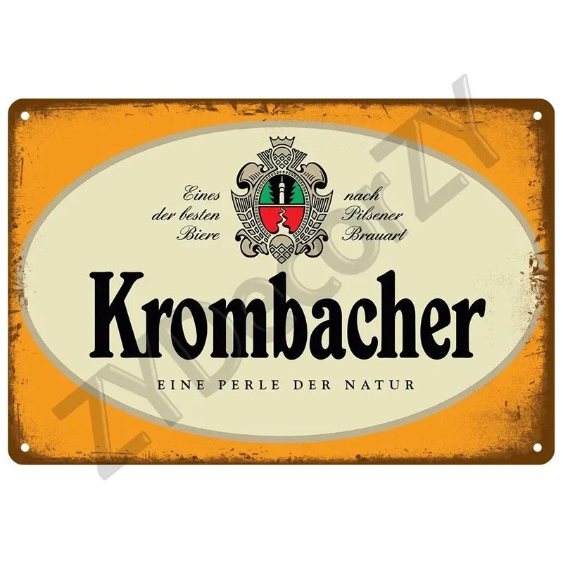 Beer Tin Retro Wall Plaque Art Club Pub Bar Poster Home Metal Sign Wall Decorations Vintage Cafe Mural Plate Brand Iron Painting