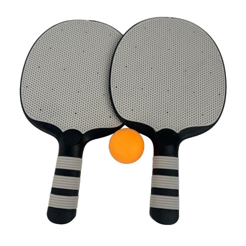 1 Par Equipo de Tenis de Mesa de Goma para Principiantes Set de Paletas de Pingpong Bate de Tenis de Mesa Set de Raquetas de Tenis de Mesa