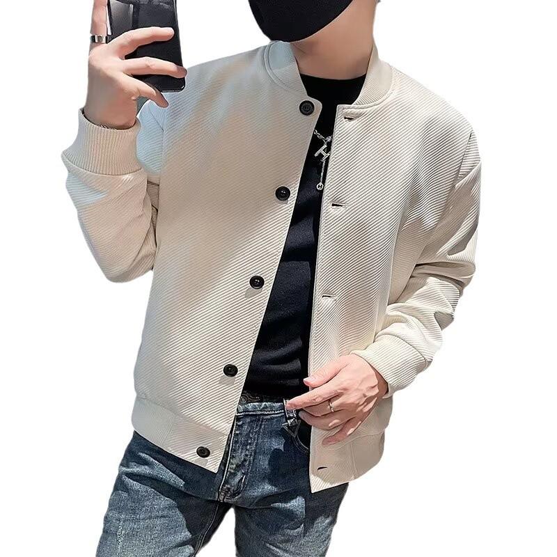 2024 Men's Stylish Harajuku Loose Jacket - High Street Korean Fashion for Spring and Autumn