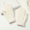 Women's, Full Finger Gloves, Velvet Gloves, Thick Gloves, Couple Gloves, Knitted Gloves, Warm Gloves, Soft, Breathable Gloves