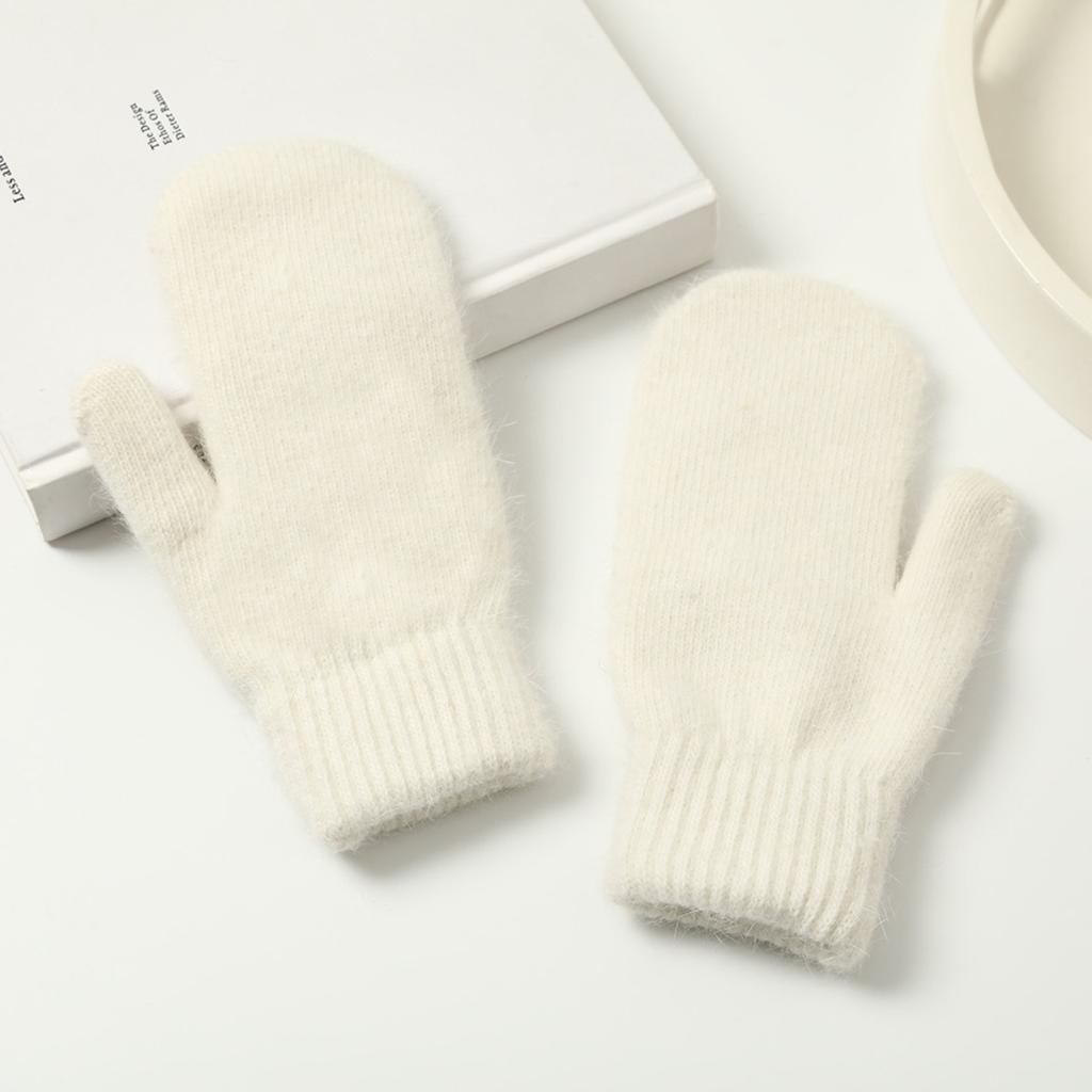 Women's, Full Finger Gloves, Velvet Gloves, Thick Gloves, Couple Gloves, Knitted Gloves, Warm Gloves, Soft, Breathable Gloves