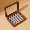 Simple Wooden Jewelry Box Velvet Ring Display Holder Fashion Jewelry Display Tray  Women Gift