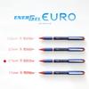 [Pentel] EnerGel Euro Gel Ink Pen 0.7mm Blue Barrel XBL27-B Red, Pack of 5