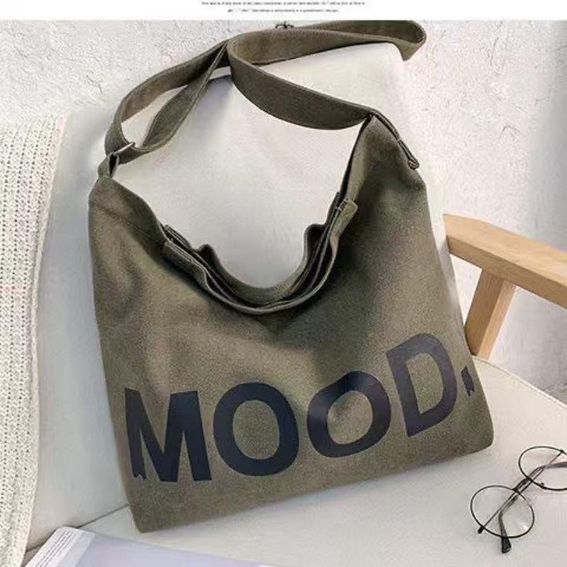 

Bags Women s New Men s Crossbody Bags Large Capacity Canvas Bags Class Bags Female Student Trends зелений