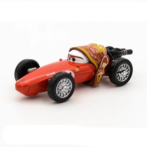 Disney Pixar Car 2 Lightning McQueen Finn McMissile Luigi Guido Sheriff Mater Flo 1:55 Die Cast Metal Alloy Children's Toy Car
