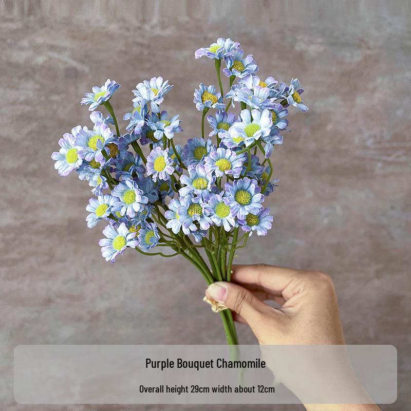 Flori Artificiale Seria Violet: Floral Decorativ Elegant pentru Casă, Nuntă, Cameră Model și Decor Moale.