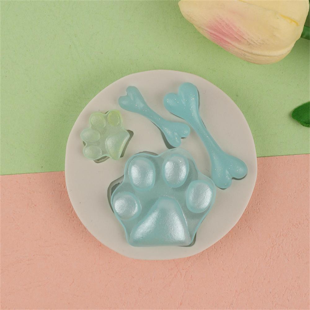 1~10PCS Baking Molds Bone Dog Paw Silicone Mold Cake Decorating Tools Cookie Cutter Pastry Accessory Kitchen Accessoriess
