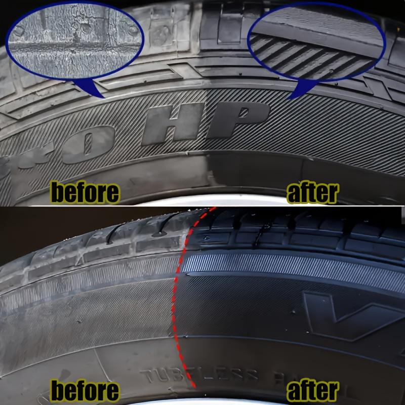 Long-Lasting Glossy Tire Spray for Cars Motorcycles Bikes,Scratch Protection&Brightening Formula,Durable Long-Term Care Solution