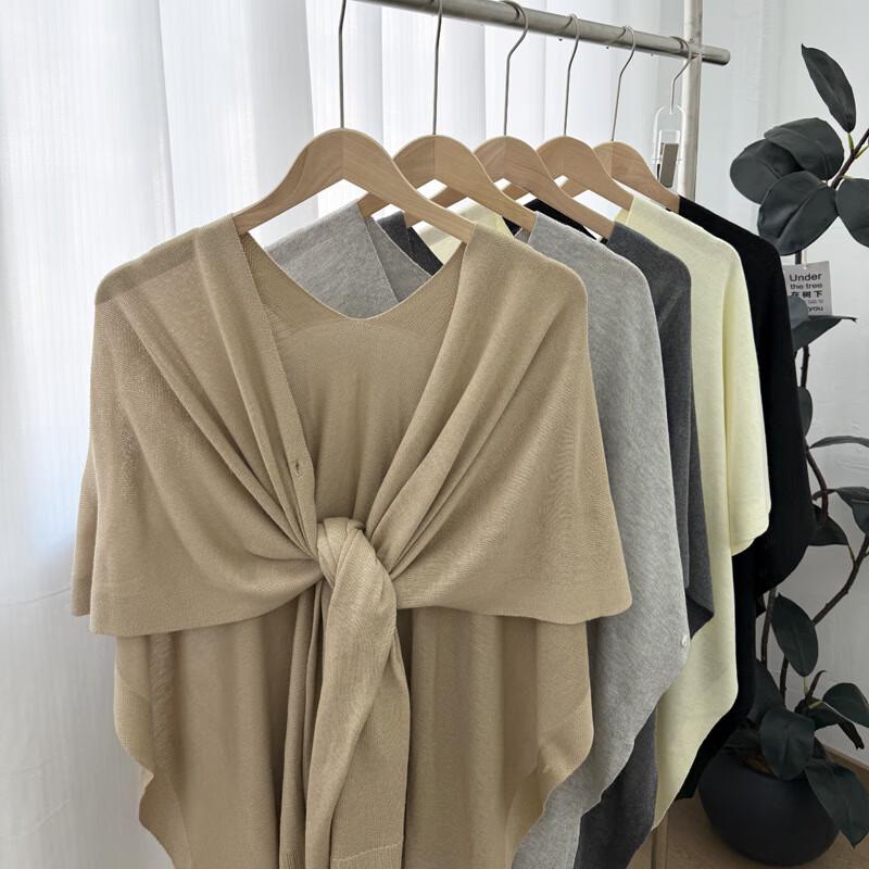 Women's Solid Color Knitted Shawl Cardigan