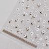 Crystal White Flower Leaves Petal Wet garden Spring Charming Elegant 5D Nail Art Stickers Rhinestone Adhesive Manicure Decals
