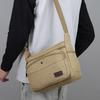 Men's High Quality Canvas Shoulder Bag – Fashion Crossbody Tote for Casual Outings Travel & Office