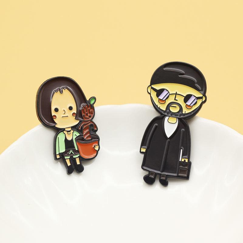 Cute Duck Anime Enamel Pins Funny Book Coffee Metal Brooches Collect Lapel Badges Men Women Fashion Backpack Decoration Gift C4G