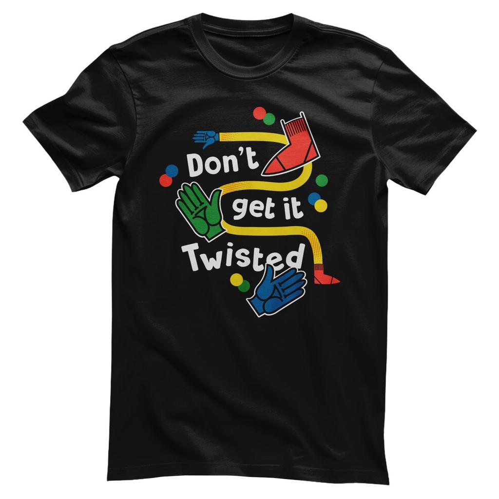 Officially Licensed Twister Don't Get Twisted Mens T-Shirt