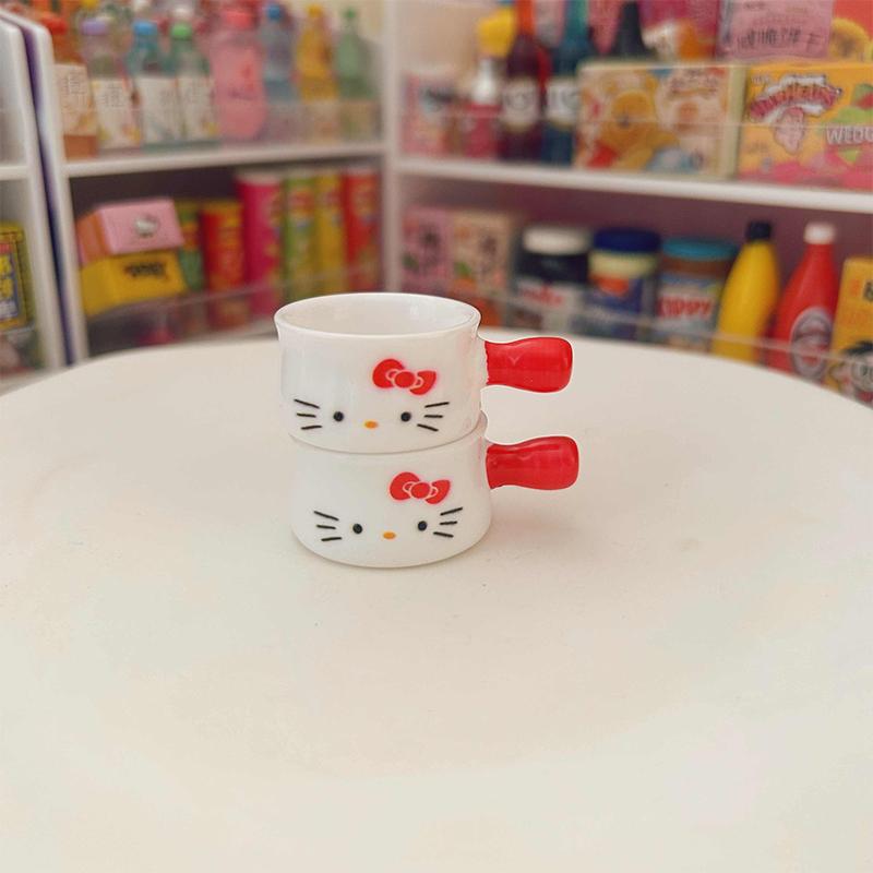 

1 шт. 1/12 Аксесуари для лялькового будиночка Мініатюри Милий Міні-глечик для молока Kt Модель горщика для прикраси лялькового будиночка