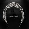 Rhinestones Princess Crown Headband Elegant European Hairband Pearl Headwear  Bridal Accessories