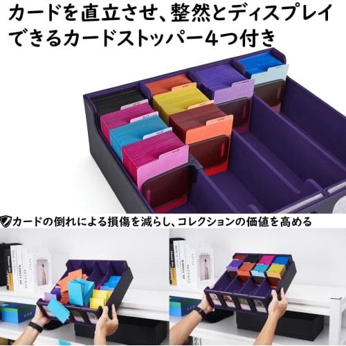 Deck Case, Trading Card Case, Storage Box, Holds 3000+ Cards, with Window, Display Slots, Dividers, and Card Stoppers, Compatible with Yu-Gi-Oh!, MTG,