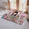 Character T tokidoki Floor Mat Eco  Flannel Doormat Non Slip Odorless Indoor Floor Rug Soft Short Plush Home Mat