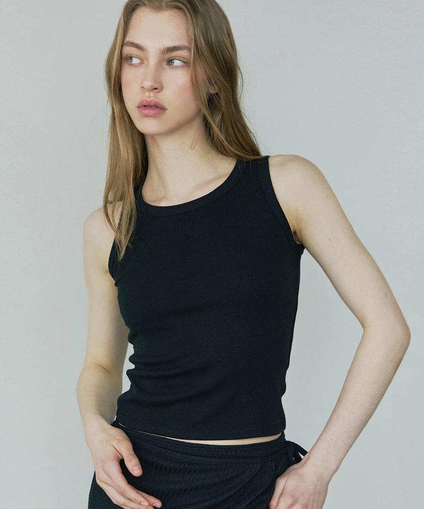 IHR Basic Rib Sleeveless / Black