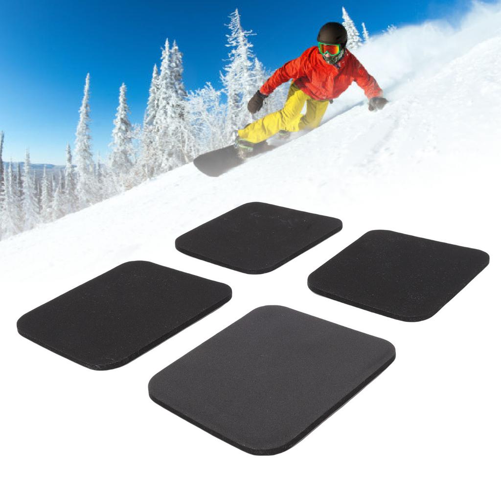 4 Stück Snowboard-Schienbeinschoner EVA-Schaumstoff Zuschneidbar Ski-Schienbeinschoner Schutzpolster für Skischuh-Innenschuh Snowboard-Sportarten
