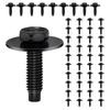 50Pcs M6-1.0 Hex Head Body Bolts Bumper Fender Splash Shield Under Cover Hood,M6 Bolt,Hex Bolts,10Mm Bolt,20Mm Washer