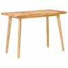 Dining Table Natural 100 X 55 X 75 Cm Solid Mango Wood