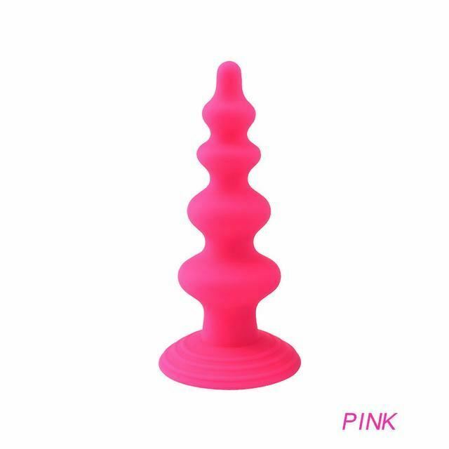 Silicone Anal Dildo Prostate Massager Strong Suction Cup Butt Plug Prostate Stimulators