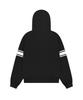 Openyard(Oy) College Heart Hoodie Zip Up - Black