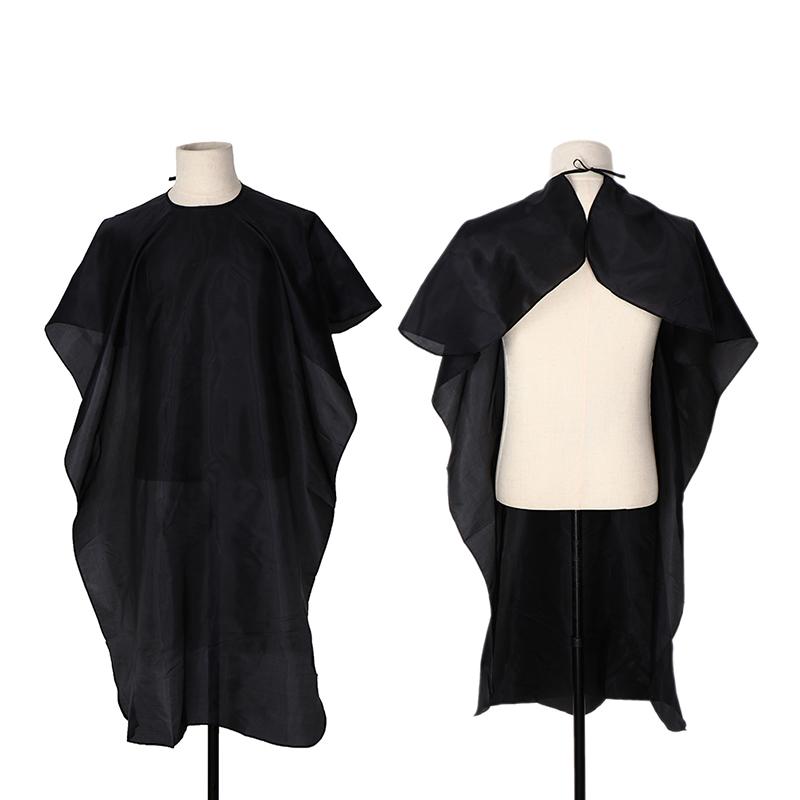 Salon Barber Cape Gown Hair Cutting Hairdressing Hairdresser Cloth Black one size