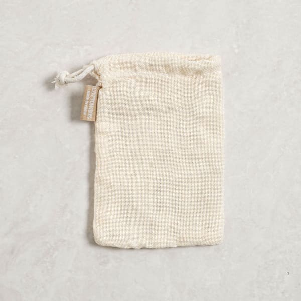 2 Siatkowe woreczki na mydło z czystej bawełny