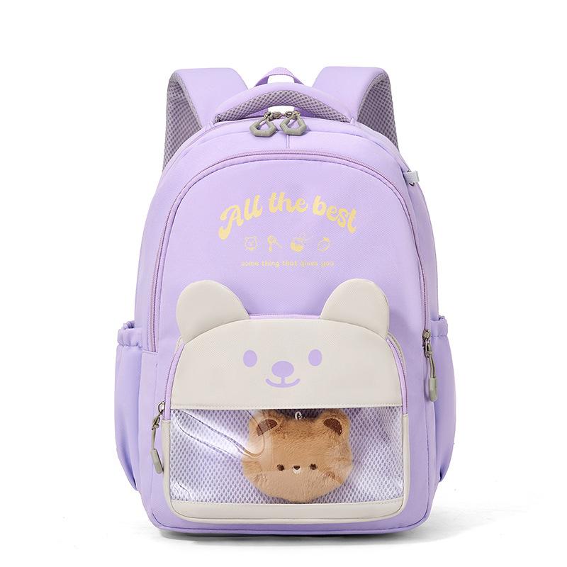Schoolbag New Fashion Large Capacity Student Backpack High Value School Bag Travel Female Junior High School Student Lightweight Versatile Backpack
