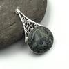 Natural Kambaba Jasper Gemstone 925 Sterling Silver Jewelry  Pendant 2.48" AJP-417