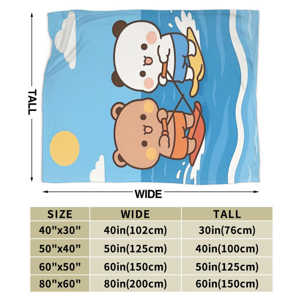 Bubu Dudu Suring Blanket Quality Warm Soft  Throw Blanket Autumn Children Couch Chair Sofa Bed Pattern Bedspread