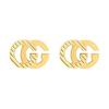 18kt Gelbgold ineinandergreifende G-Ohrringe 652219-J8500-8000