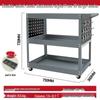 Three-Tier Heavy-Duty Tool Cart for Auto Repair, Workshop, Home Storage