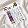 4/8/12 Random Colors Waterproof Fabric Marker Pens Set for DIY Art, Graffiti, Textile Projects - Ideal for T-Shirts, Shoes, Wood