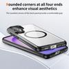 Magnetic Clear Hybrid Shockproof Cases For Samsung S26 S25 S24 Plus Ultra For Magsafe Metal Lens Ring Anti-fall Bumper Cover