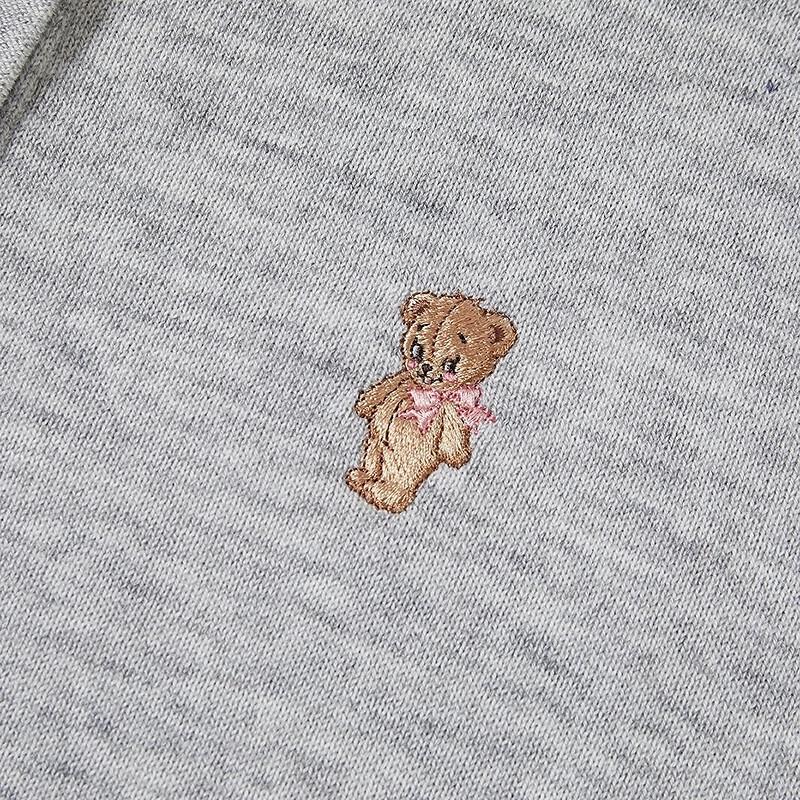 Teenie Weenie Bearnova Women's 2025 Winter Embroidered Knit Cardigan