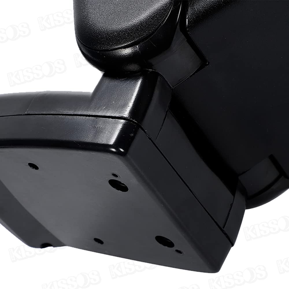 Leather Armrest Console Box for Light Standard and Universal Cars, Cars, Trucks, Black,