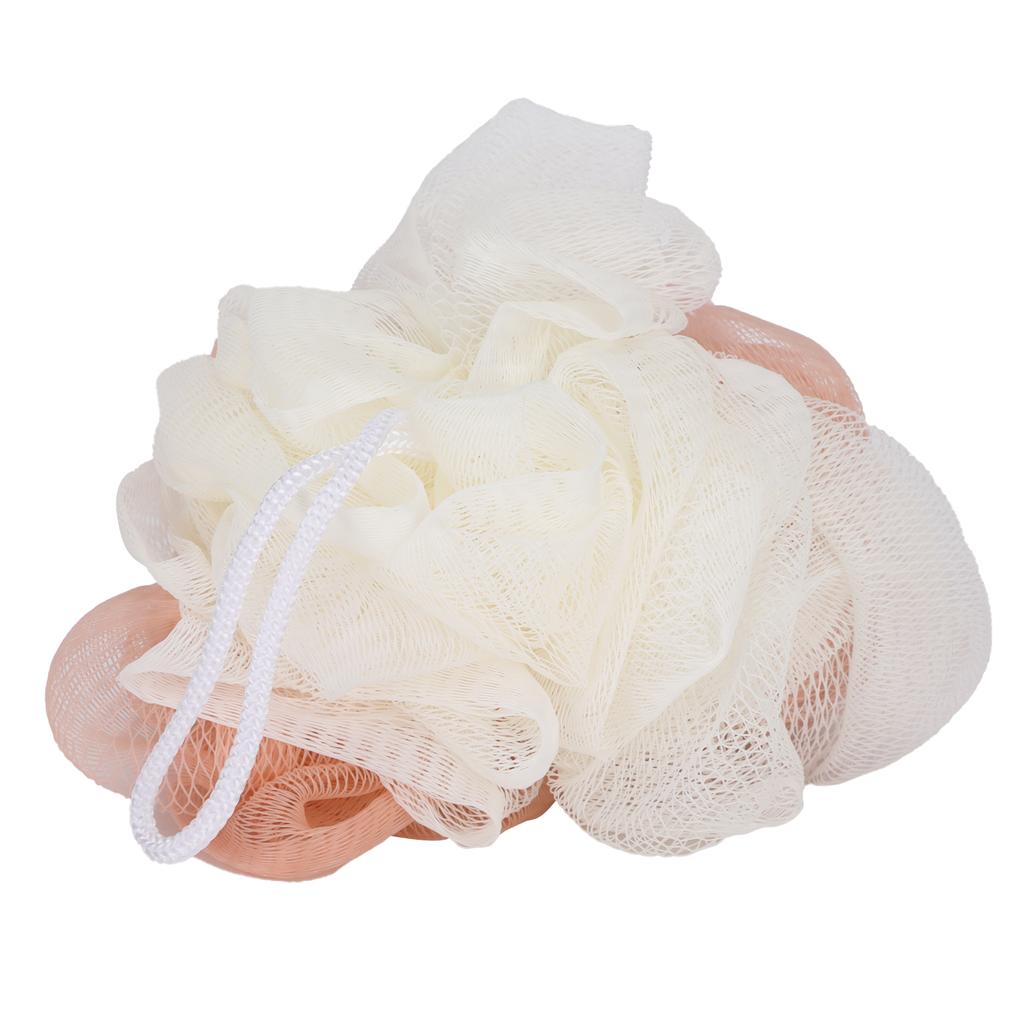 Bath Ball Splicing Simple and Elegant Two Color Delicate Foaming Net Mesh Shower Loofah Bath Ball