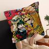 Amine My Hero Academia Kaminari Denki Cushion Cover Car Throw Pillow Case For Sofa Car Christmas Gift 40X40Cm 45X45Cm