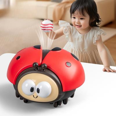 Funny Ladybug Floating Ball Cute Crab Whale Floating Ball Electric Toys Early Education Focus Training Game Toys for Boys Girls