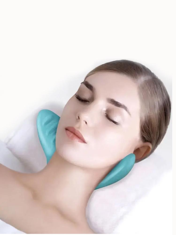 Neck Massager Neck Shoulder Traction Correction Gravity Acupressure Massage Cervical Spine Pain Relief Cervical Massage Pillow