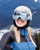 RIOROO Ski and Snowboard Goggles, OTG Glasses Compatible, Wide Field of View, Spherical Lenses, 100% UV Protection, Anti-Fog, Windproof/Snowproof, Fle