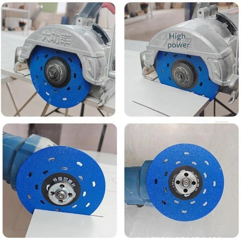 100mm Diamond Saw Blade Multifunctional Cutting Grinding Disc Durable Sharp Cutter Wheel for Tile Stone Metal DIY Projects