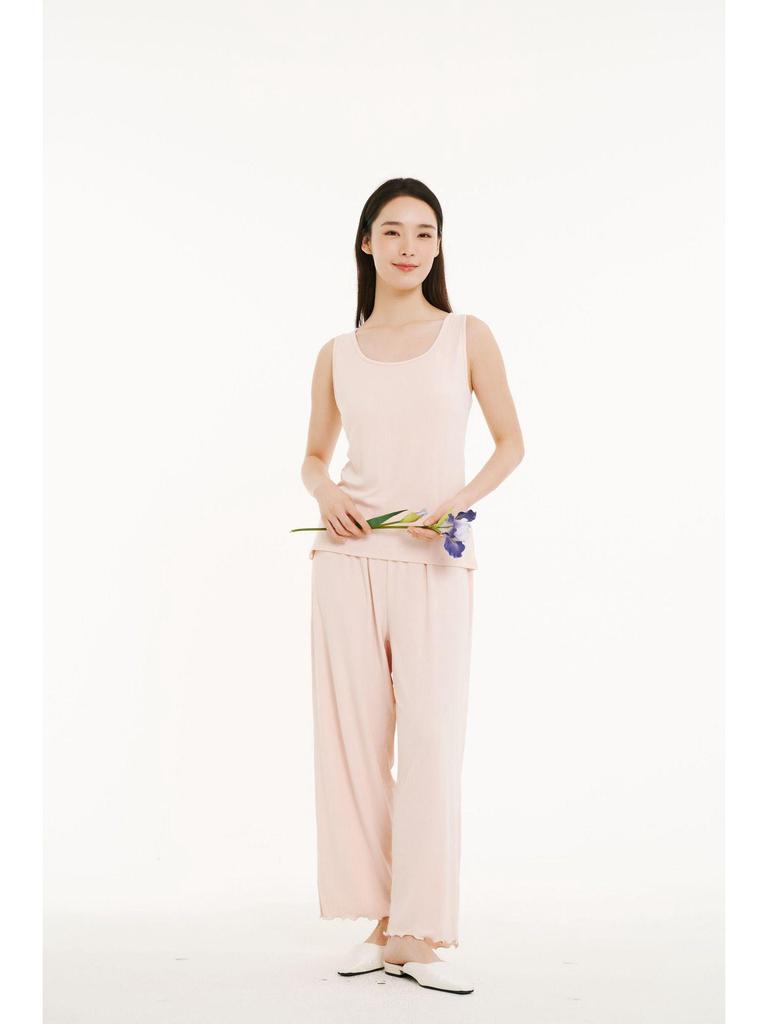2026 Spring/Summer Women's Sleeveless Solid Color Slimming Vest Top Pullover Base Layer