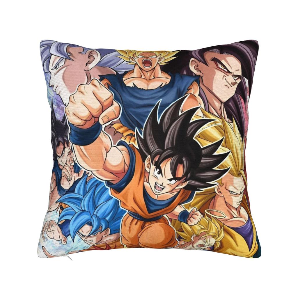 Dbz Anime Square Pillow Case Cushion Cover Fashion Polyester Decorative Pillowcase For Sofa 40*40Cm