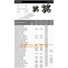U-JOINT KIT for Yamaha Timberwolf  YFB250FW YFM400 Big Bear 2HC-46107-00-00 2P5-46108-01-00 5GT-46187-00-00 93399-99926-00